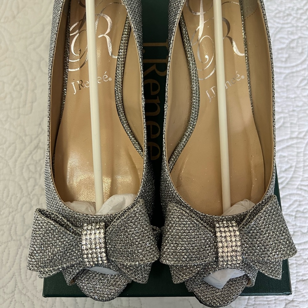 J. Renee Sparkly Wedges